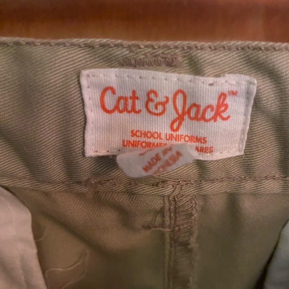 Cat & Jack school uniform tan pants 16 Husky - Picture 4 of 4